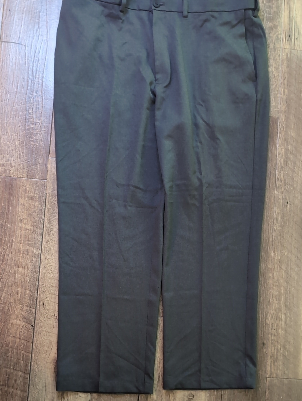 Haggar Charcoal Gray Performance Classic Cut Flex Dress Pants 42 X 30